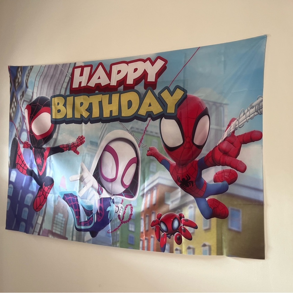 Misc Spidey and friends birthday decorations